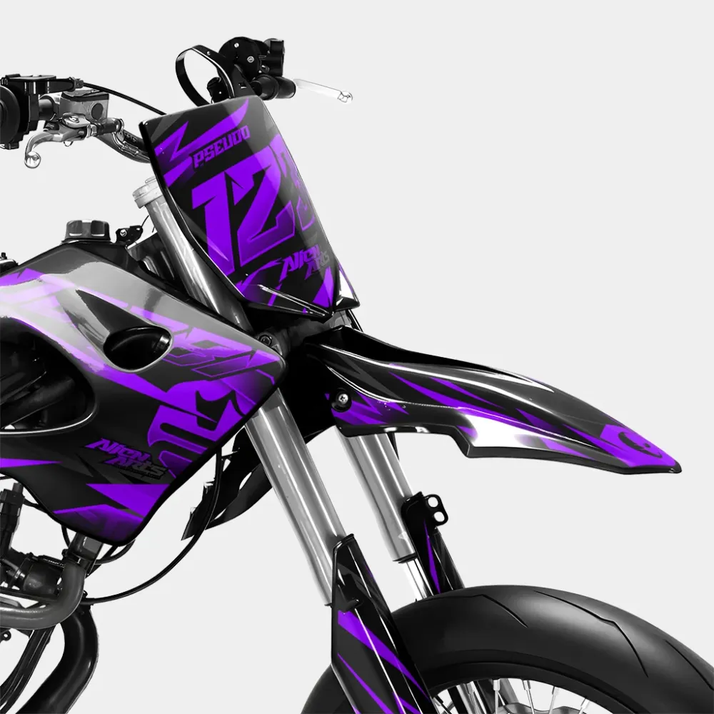 SABLE - Decoratieset DERBI 50cc - Paars