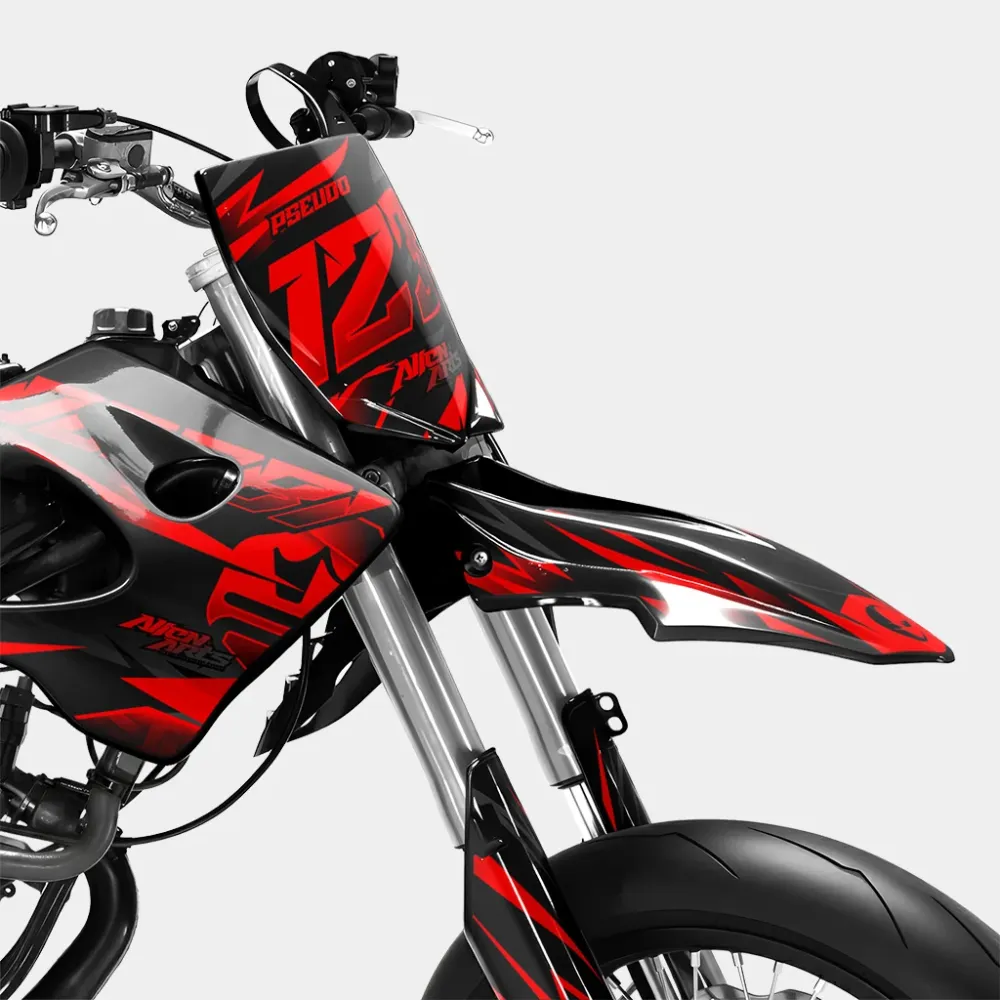 SABLE - Decoratieset DERBI 50cc - Rood
