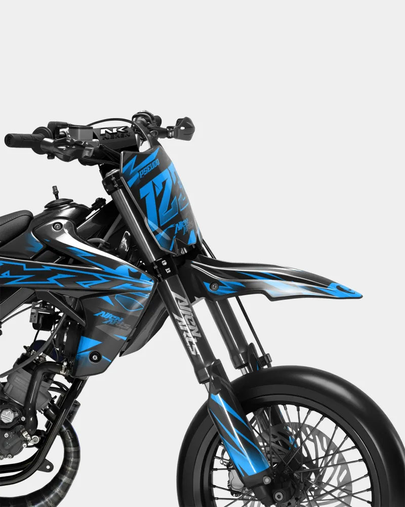 SABLE - Decoratieset RIEJU 50cc - Blauw