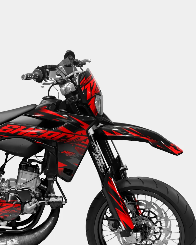 SABLE - Decoratieset SHERCO 50cc - Rood
