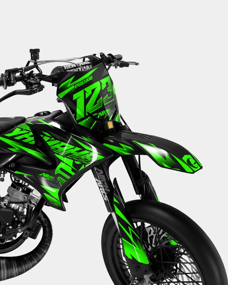 SABLE - Decoratieset YAMAHA DT 50cc - Groen