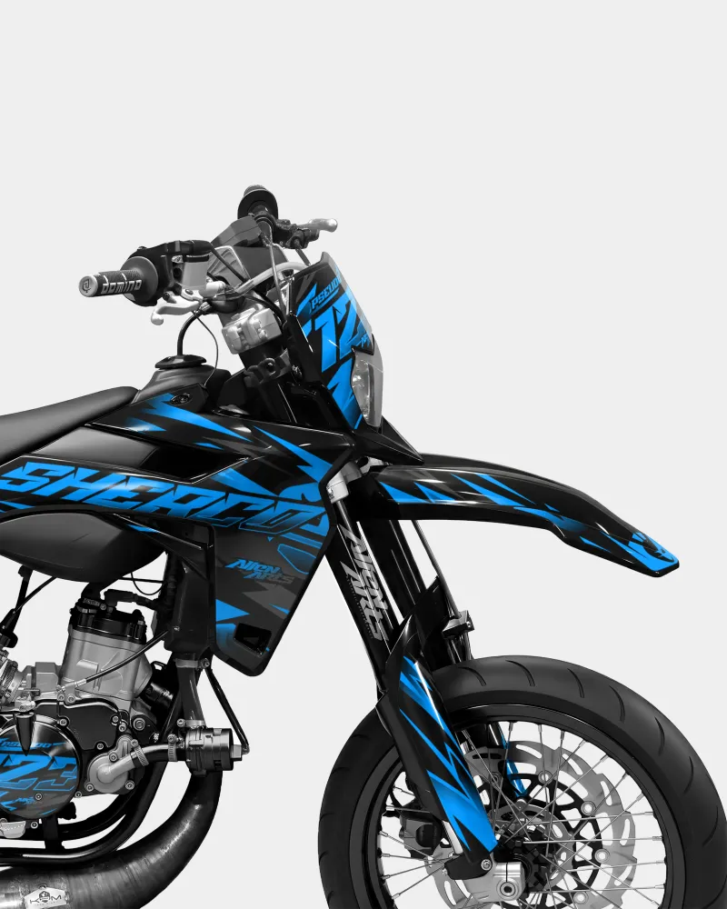SABLE - SHERCO 50cc decoratieset - Blauw