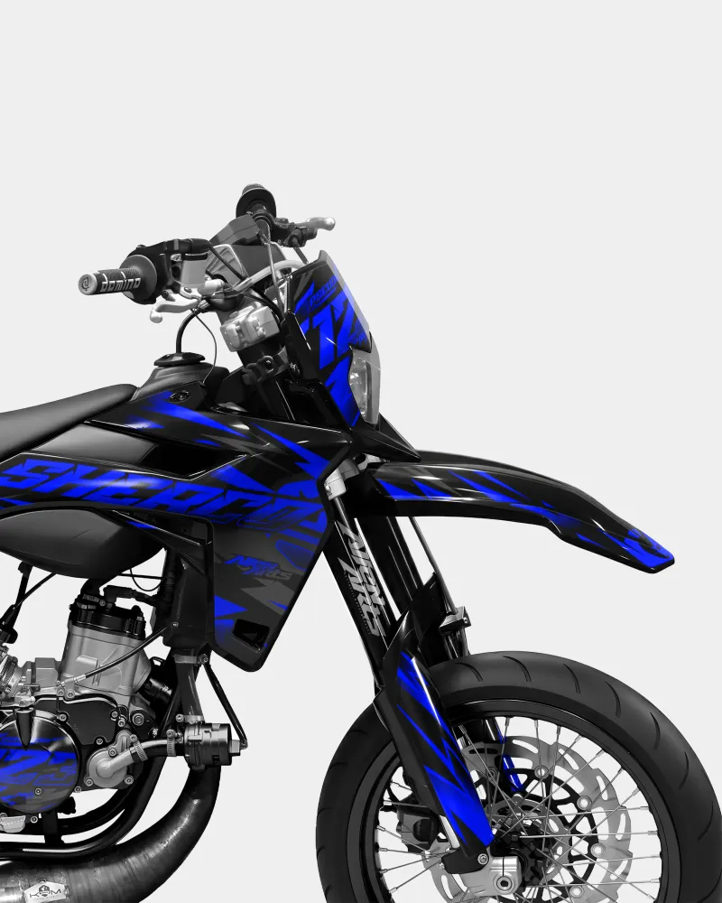 SABLE - SHERCO 50cc decoratieset - Donkerblauw