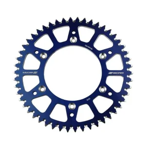 SCAR Achtertandwiel 48 Tands Alu Ultralight Zelfreinigend 428 Type SRS520 Blauw