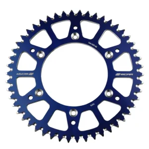 SCAR Achtertandwiel 48 Tands Alu Ultralight Zelfreinigend 520 Type SRS130 Blauw