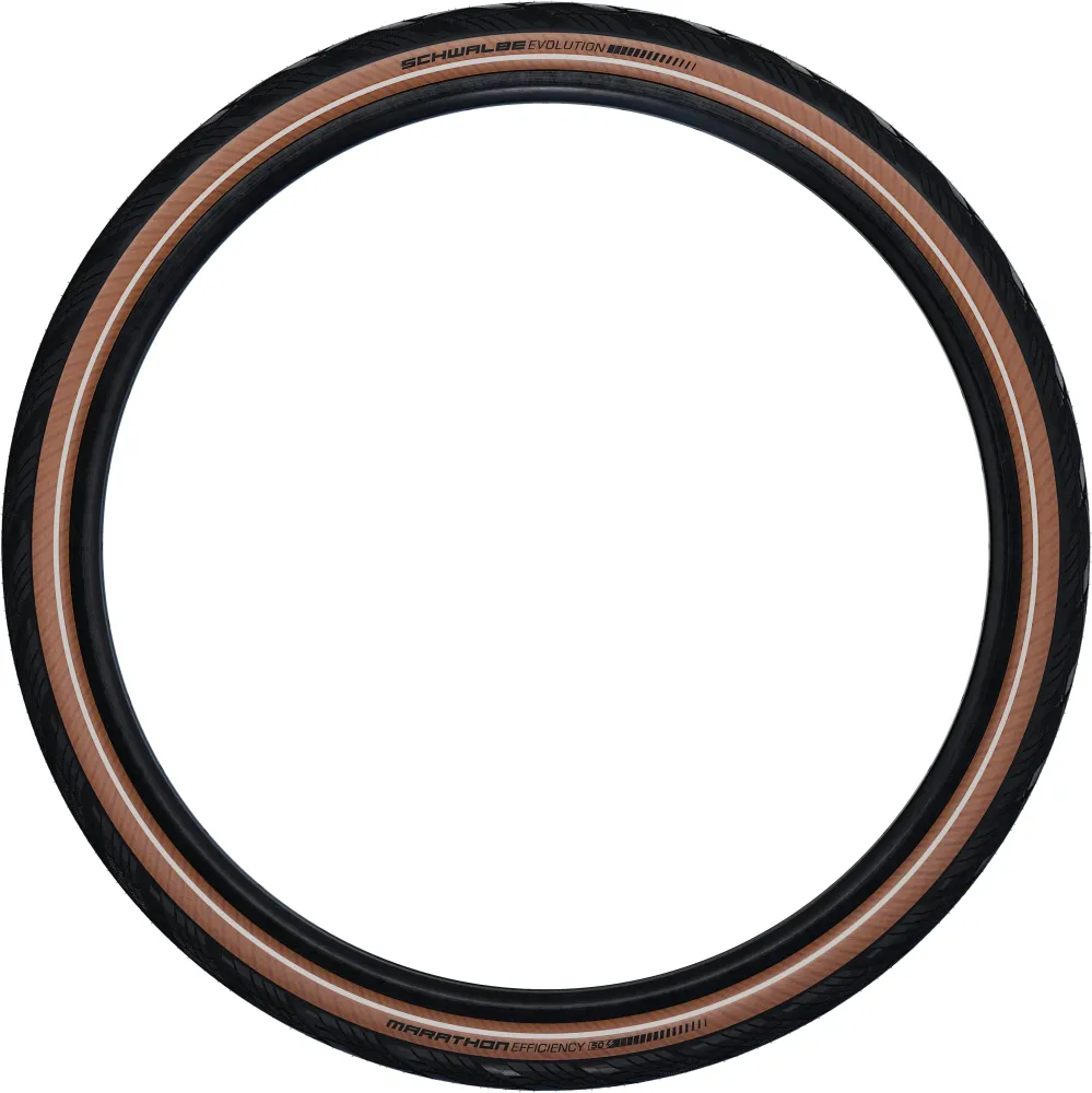 SCHWALBE Marathon Efficiency Evo vouwband 28x2.15" Addix Race V-Guard E-50 TLE Reflex zwart/transparant