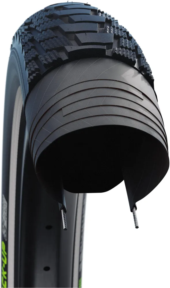 Schwalbe Pick-Up Performance Draadband 26x2.60" Super Defense TwinSkin Reflex Addix zwart