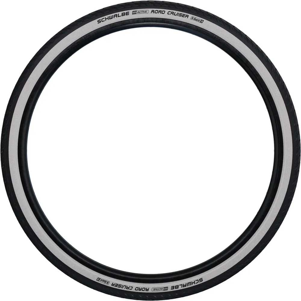 Schwalbe Road Cruiser Draadband 28x1.60" K-Guard Active Reflex wit