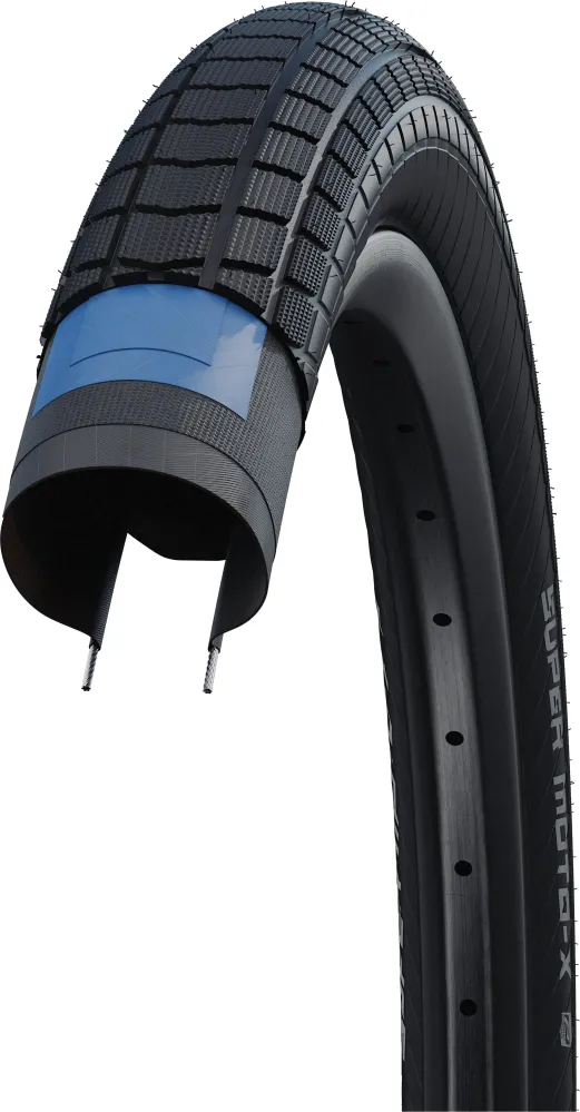 Schwalbe Super Moto-X Draadband 27.5x2.80" Performance RaceGuard SnakeSkin