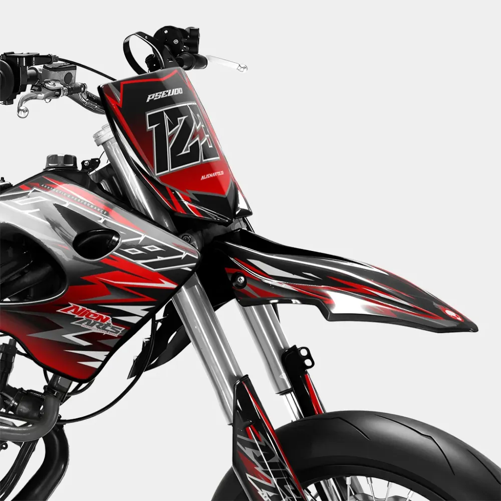 SENSO - Decoratieset DERBI 50cc - Rood