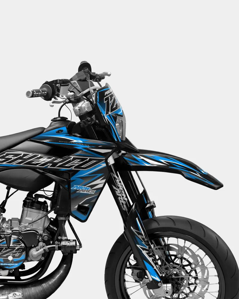 SENSO - Decoratieset SHERCO 50cc - Blauw
