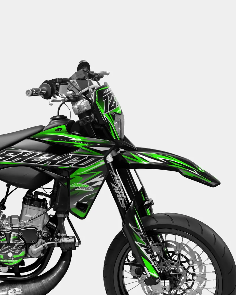 SENSO - Decoratieset SHERCO 50cc - Groen