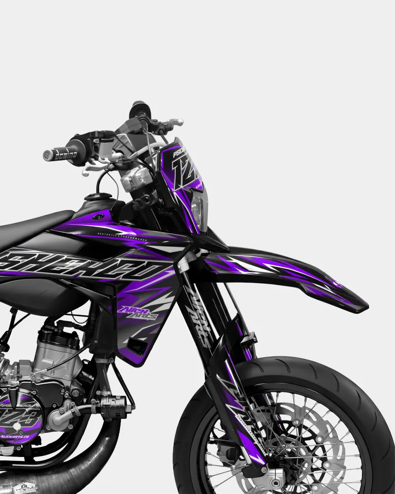 SENSO - Decoratieset SHERCO 50cc - Paars