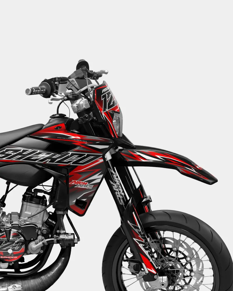 SENSO - Decoratieset SHERCO 50cc - Rood