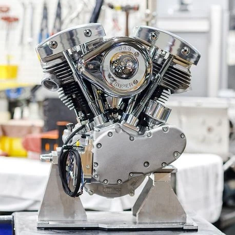 S&S SH93 compleet gemonteerde vroege Shovelhead motor