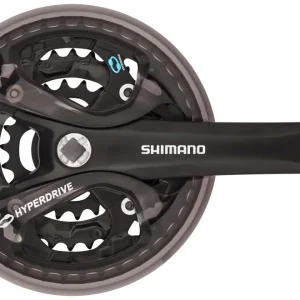 Shimano Acera FC-M361 crankstel 42/32/22 met kettingbladbeschermer zwart