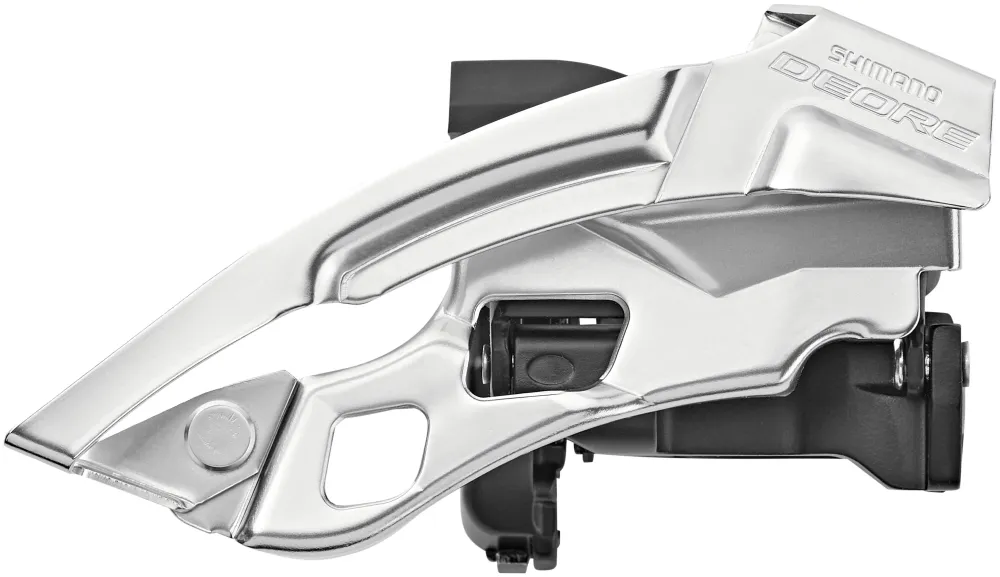 Shimano Deore Trekking FD-T6000 Voorderailleur 3x10 Klem diep Top Swing grijs