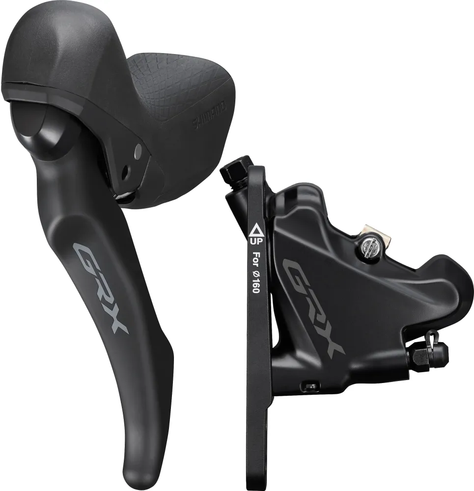 Shimano GRX BL-RX600/BR-RX400 Schijfrem Voorwiel zwart