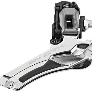 Shimano GRX FD-RX810 Voorderailleur 2x11 Aanlas zwart/zilver