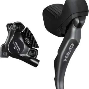 Shimano GRX ST-RX820/BR-RX820 Schijfremset Achter Flat Mount 12-speed grijs/zwart