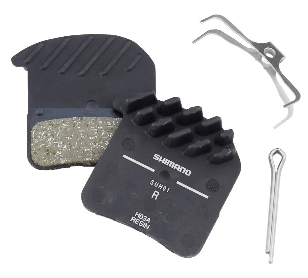 Shimano H03A-RF Resin schijfremblokken met koelribben voor XT/Saint/Zee