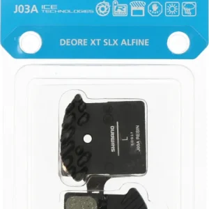 Shimano Ice-Tech J03A Resin remblokken met koelribben zwart/bruin