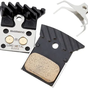 Shimano L04C Schijfremblokjes Metaal met vinnen voor Dura Ace/Ultegra/105/Tiagra/GRX/Metrea