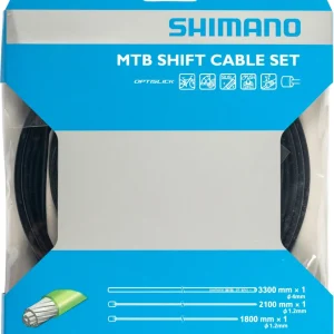 Shimano MTB Optislick schakelkabelset zwart