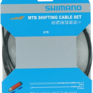Shimano MTB XTR versnellingskabelset 2000mm zwart