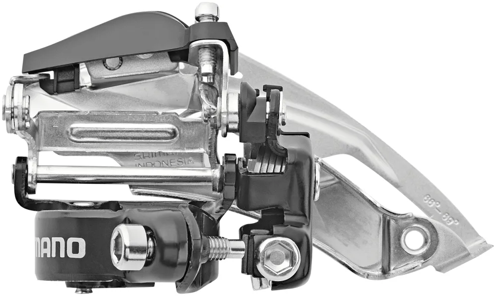 Shimano Tourney FD-TY710 Voorderailleur Klem Top Swing 66-69° 7/8-speed