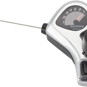 Shimano Tourney SL-TX50 duimschakelaar 7-speed rechts zilver/zwart