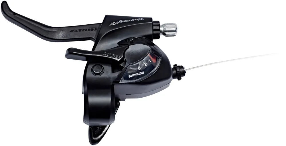 Shimano Tourney TX ST-TX800 schakelhendel/remhendel 3-speed links zwart