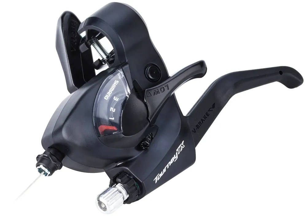 Shimano Tourney TX ST-TX800 schakelhendel/remhendel 3-speed links zwart