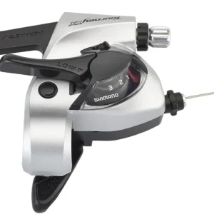 Shimano Tourney TX ST-TX800 schakelpook/remhendel voor V-brake links 3-speed zilver