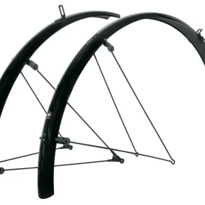 SKS Bluemels Basic spatbordenset 28" 45mm zwart