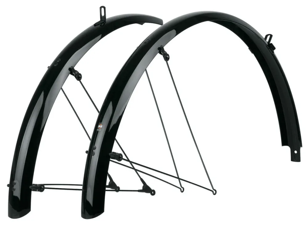 SKS Bluemels Basic spatbordset 28" 55mm zwart