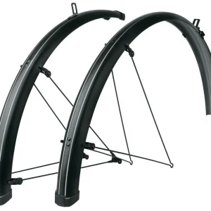SKS Bluemels Stripes spatborden set 28" 55mm zwart