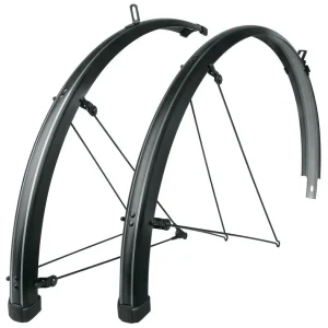 SKS Bluemels Stripes spatbordset 28" 45mm zwart
