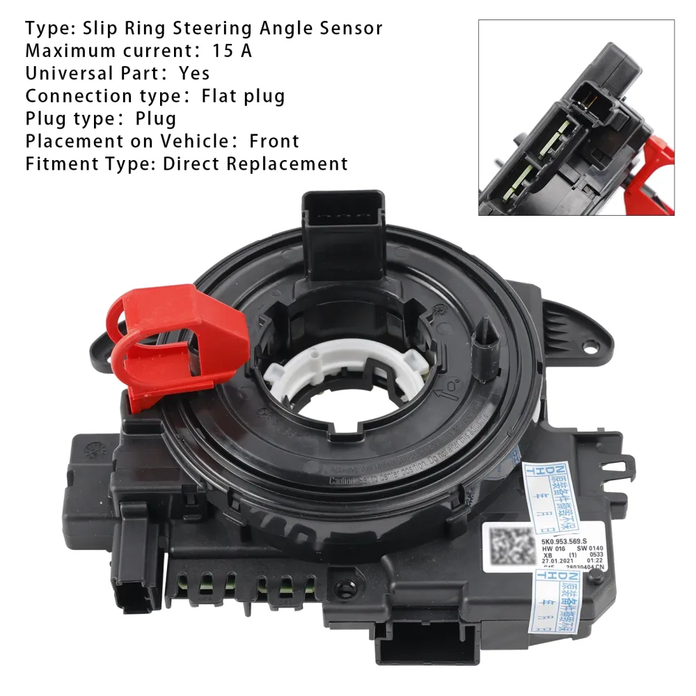Slipring Stuurhoeksensor 5K0953569S 5K0953569AR Voor VW CC Passat