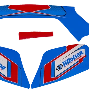 TILLOTSON STICKER KG 506 VOORSPOILER SM