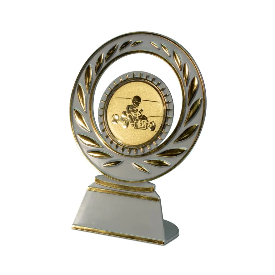 Trofee ronde kart goud S&M