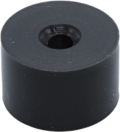 Vulbus 40mm plastic zwart SM