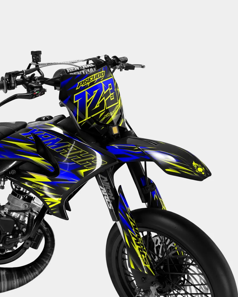 SORAE - Decoratieset YAMAHA DT 50cc - Donkerblauw