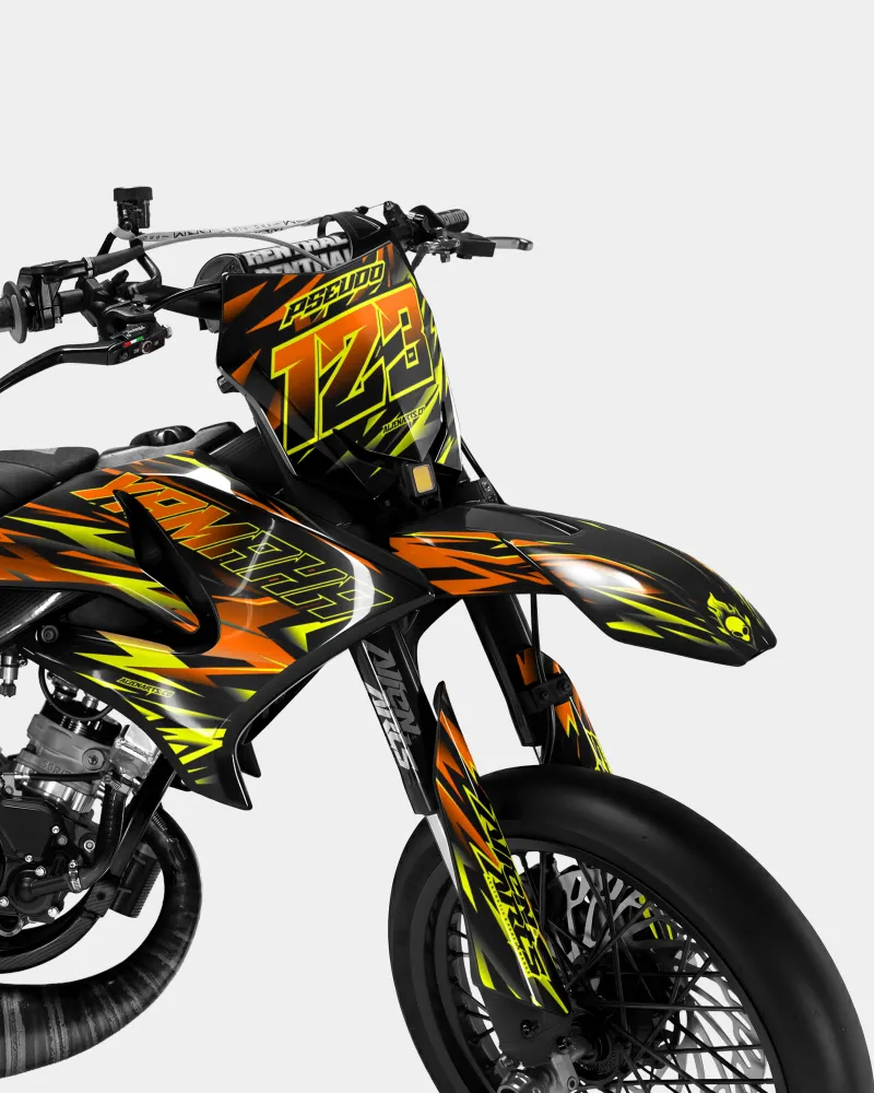 SORAE - Decoratieset YAMAHA DT 50cc - Oranje