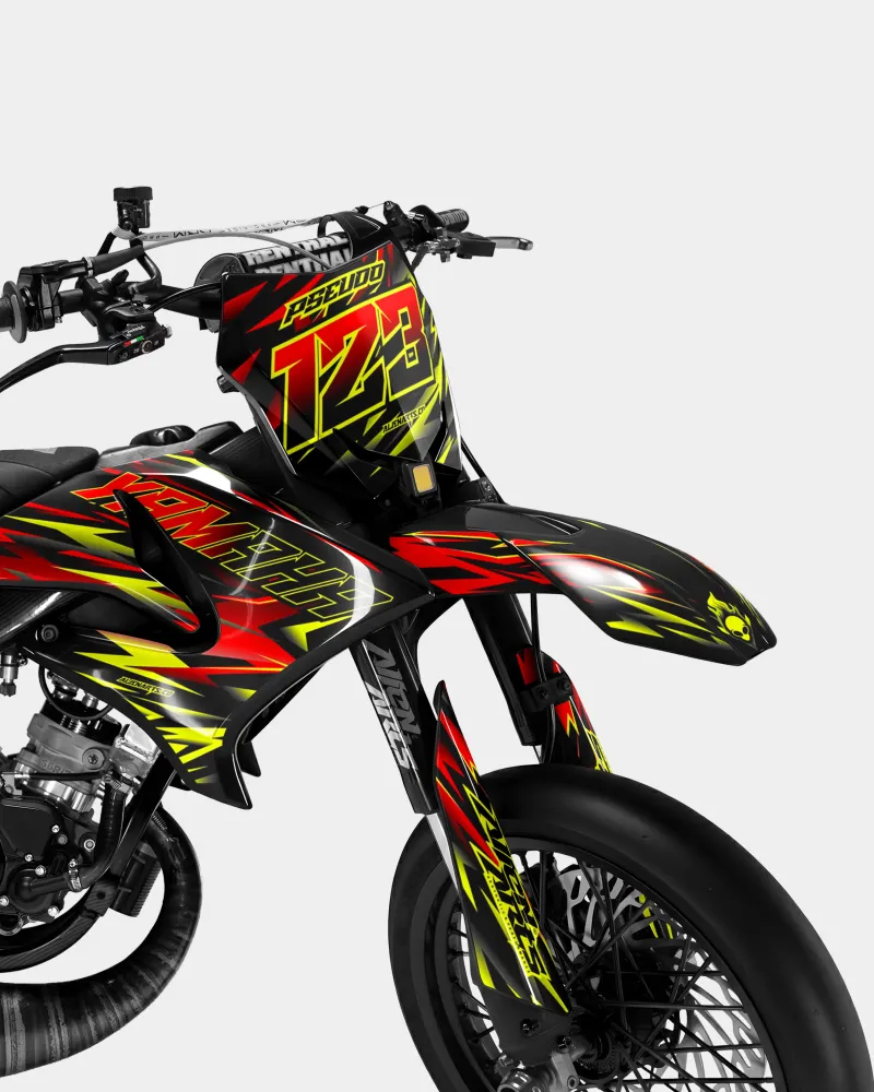 SORAE - Decoratieset YAMAHA DT 50cc - Rood