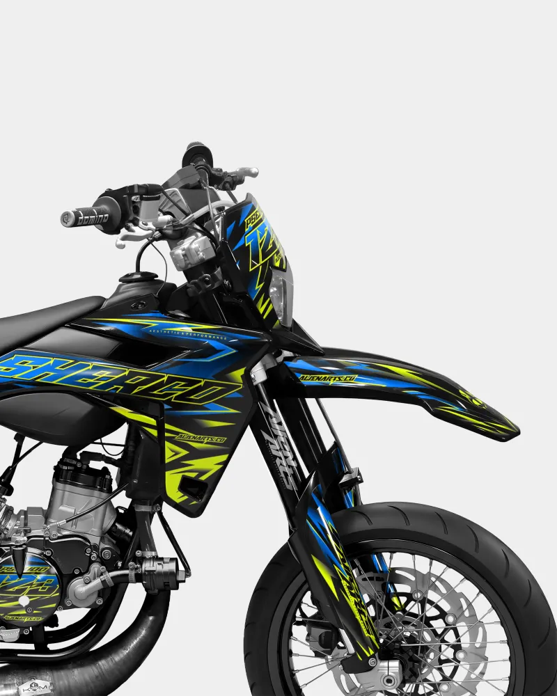 SORAE - SHERCO 50cc decoratieset - Blauw