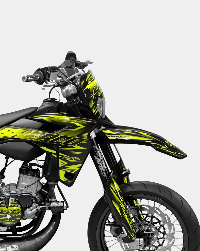 SORAE - SHERCO 50cc decoratieset - Geel