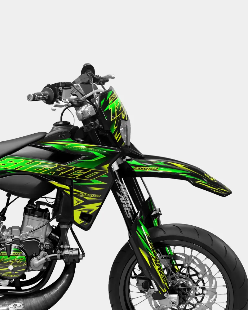 SORAE - SHERCO 50cc decoratieset - Groen