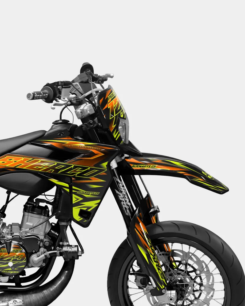 SORAE - SHERCO 50cc decoratieset - Oranje