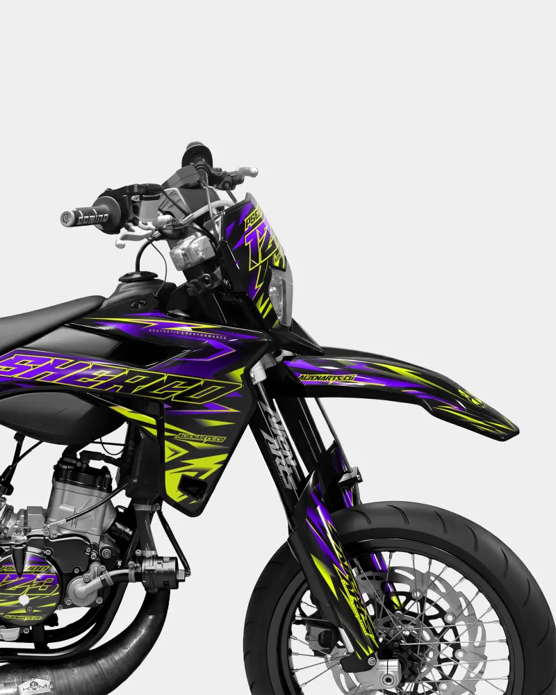 SORAE - SHERCO 50cc decoratieset - Paars